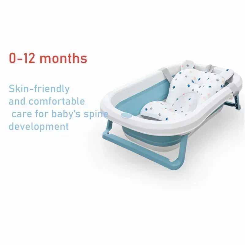 Portable Baby Bath Foldable Real-time Temperature Bathtub Suitable for Newborns 0-36 Months Baby Non-slip Bathtub