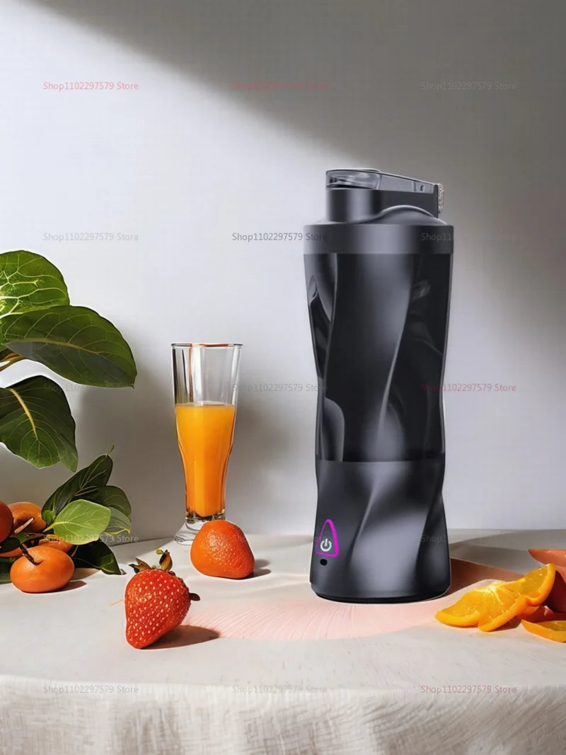 Portable Juicer Blender USB Rechargeable 700ML Large Capacity Fruit Mixer Smoothie Cup for Outdoor Travel Workout Fresh Juice.