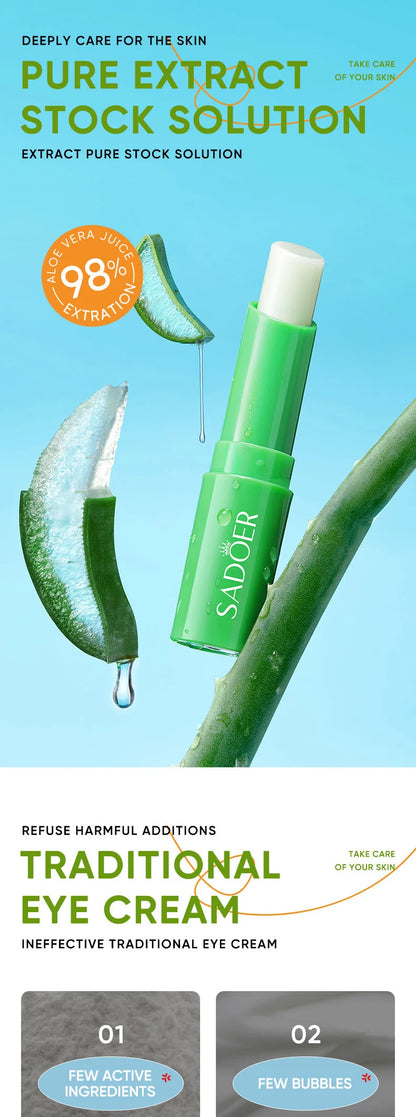 SADOER Vitamin C Aloe Coconut Lip Balm Moisturizing Anti Cracking Hydrating Repair Nourishing Lipstick Lips Skin Care Products