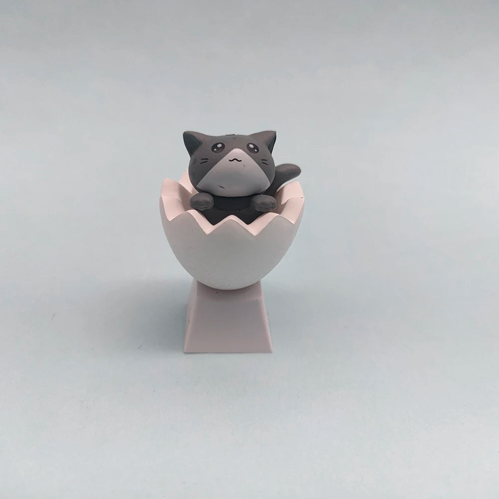 Customize Your Keyboard with Cute Cat Keycaps - PBT Axis Cherry MX Artisan Anime Pink Kawaii Accessories