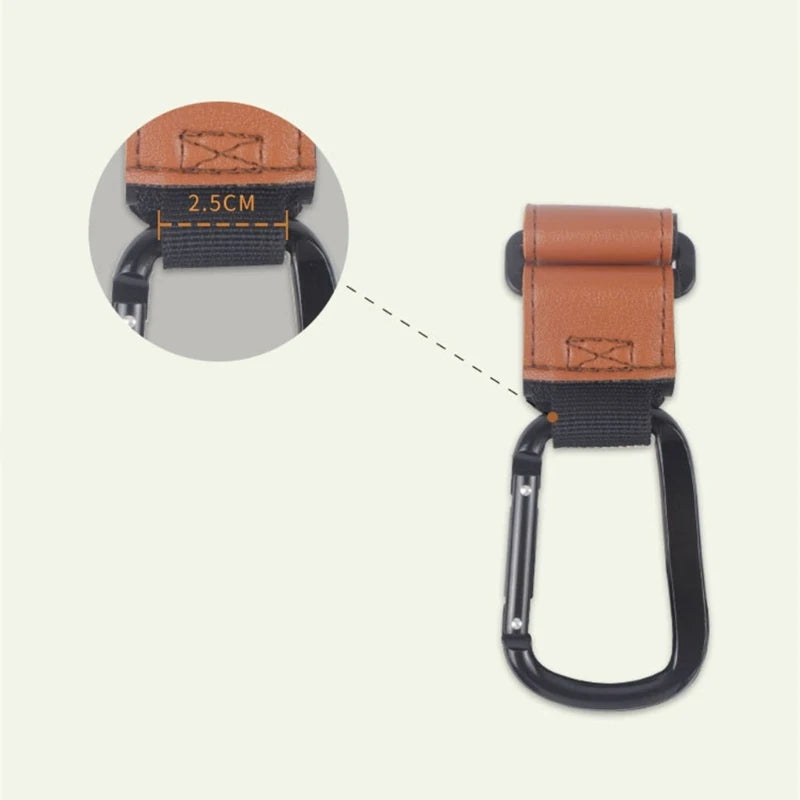 Stroller Hooks Pushchair Hook Upgrade Carabiner Pram Hook for Hanging Bag Purse Universal Stroller Accessories