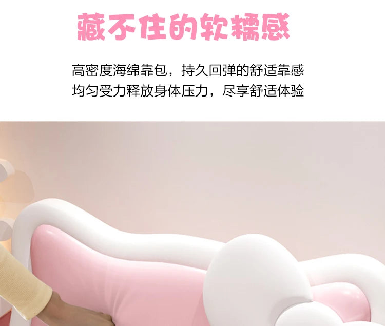 150X200cm Modern Childrens cartoon girl princ ess bed pink queen size bed frame full  double bed complete bedroom furniture