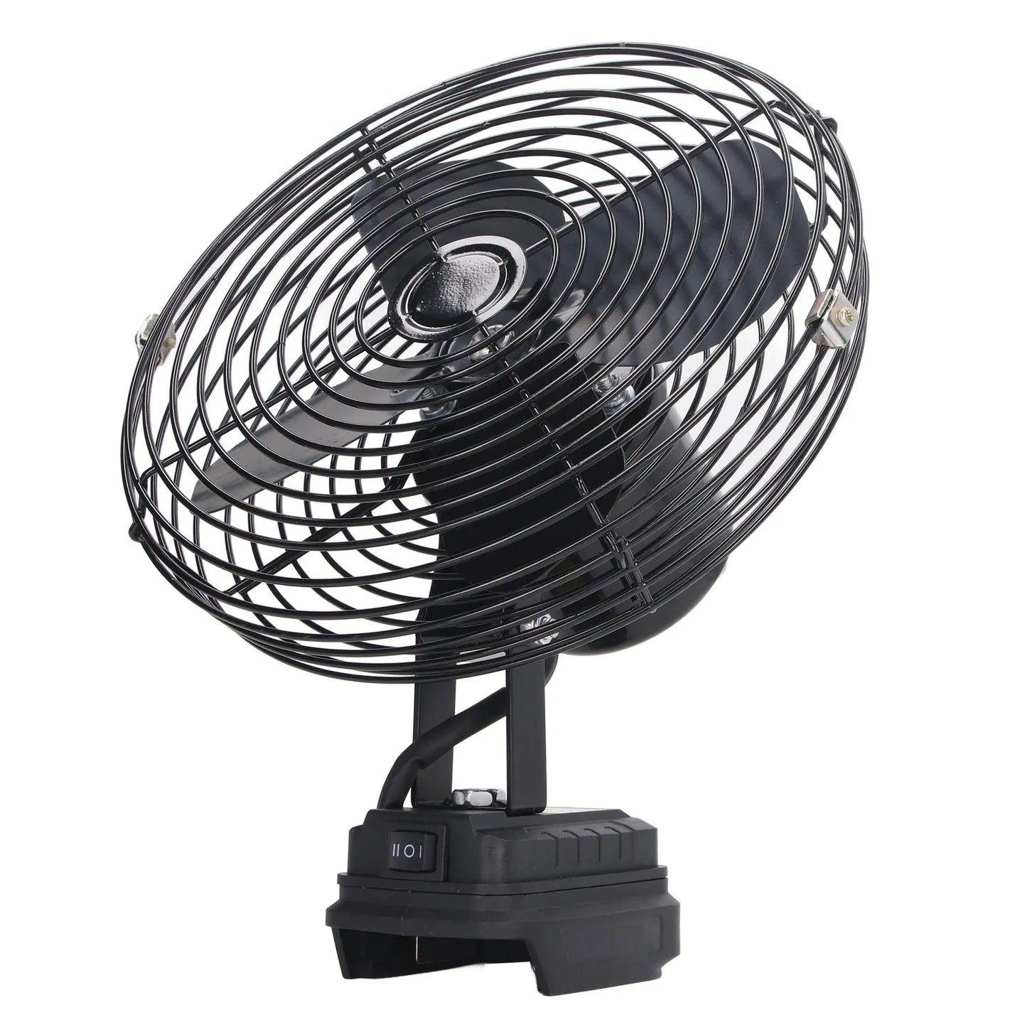 30W 8in Rechargeable Electric Fan Portable 18V Lithium Battery Electric Fan for Camping Shipped Without Battery