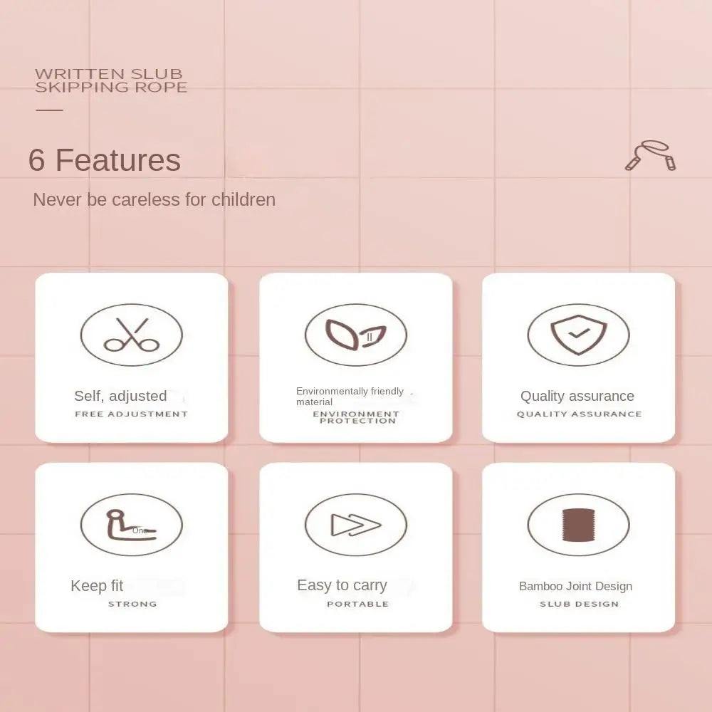 Strong Flexibility Skipping Rope Not Entangled Adjustable Soft Beaded Segmented Fitness Jump Rope Unisex Environment Protection