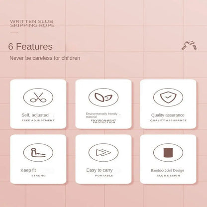 Strong Flexibility Skipping Rope Not Entangled Adjustable Soft Beaded Segmented Fitness Jump Rope Unisex Environment Protection