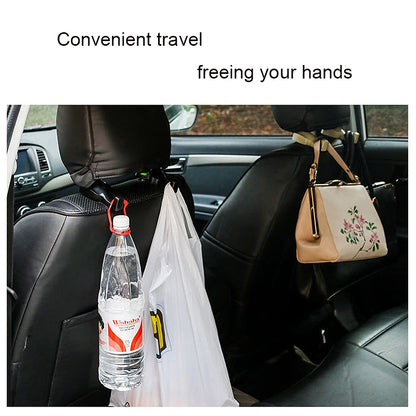 Car Seat Back Hook Headrest Hidden Mount Auto Vehicle Back Seat Organizer Car Accessories Hanging Hooks Storage Hanger Universal