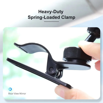 Baby Car Mirror Safety Car Seat Mirror For Rear Facing Infants Clip-On 9D Convex Mirror Wide Clear View For Car Seat Stroller