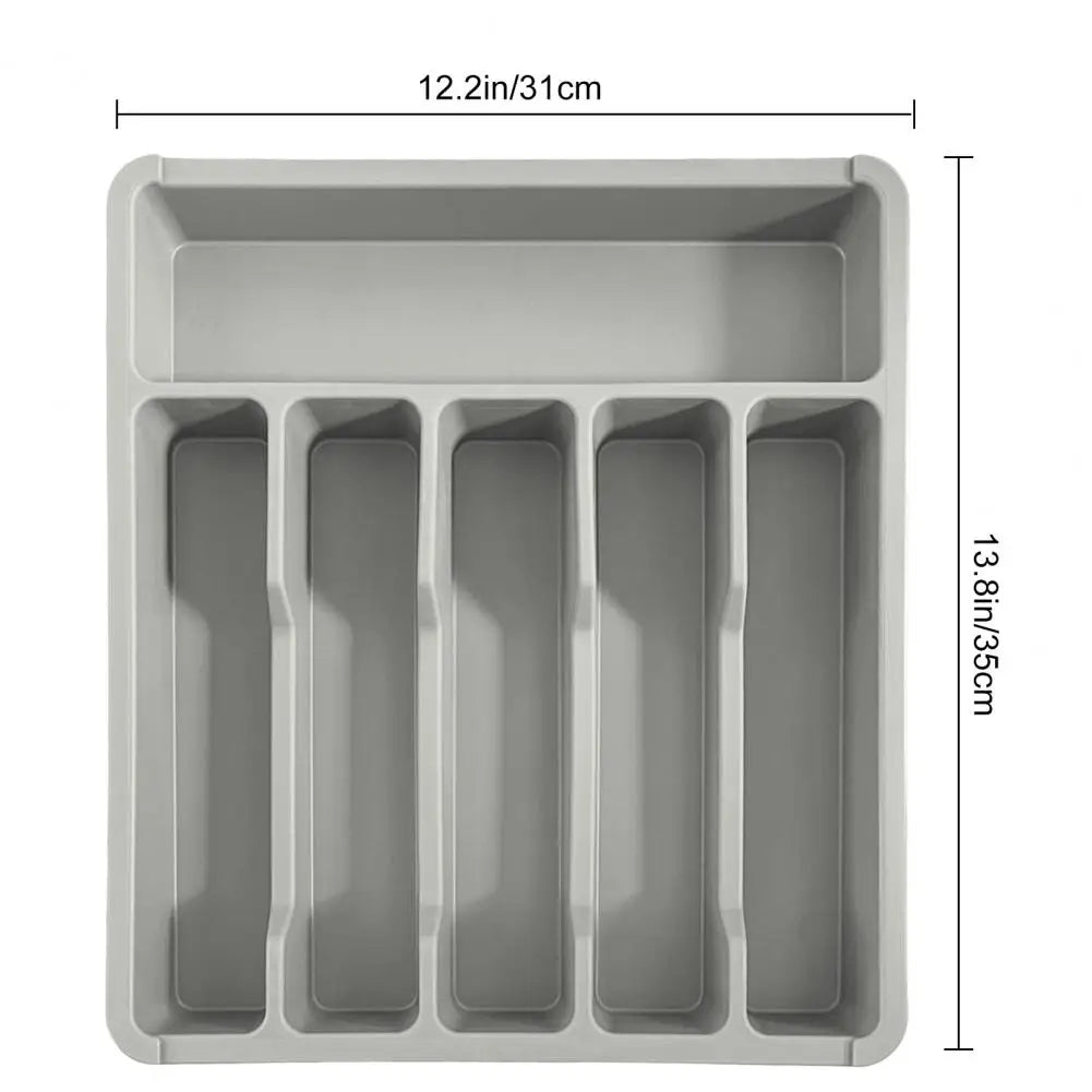 35*31cm Drawer Organizer Tray For Kitchen Drawer Expandable Cutlery Holder Adjustable Utensil Divider Spatula Gadgets Storage