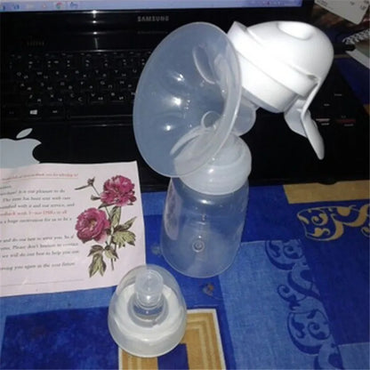 Hand Type Breast Pump Baby Milk Bottle Nipple With Sucking Function Baby Product Feeding Manual Breast Pump Mother Use