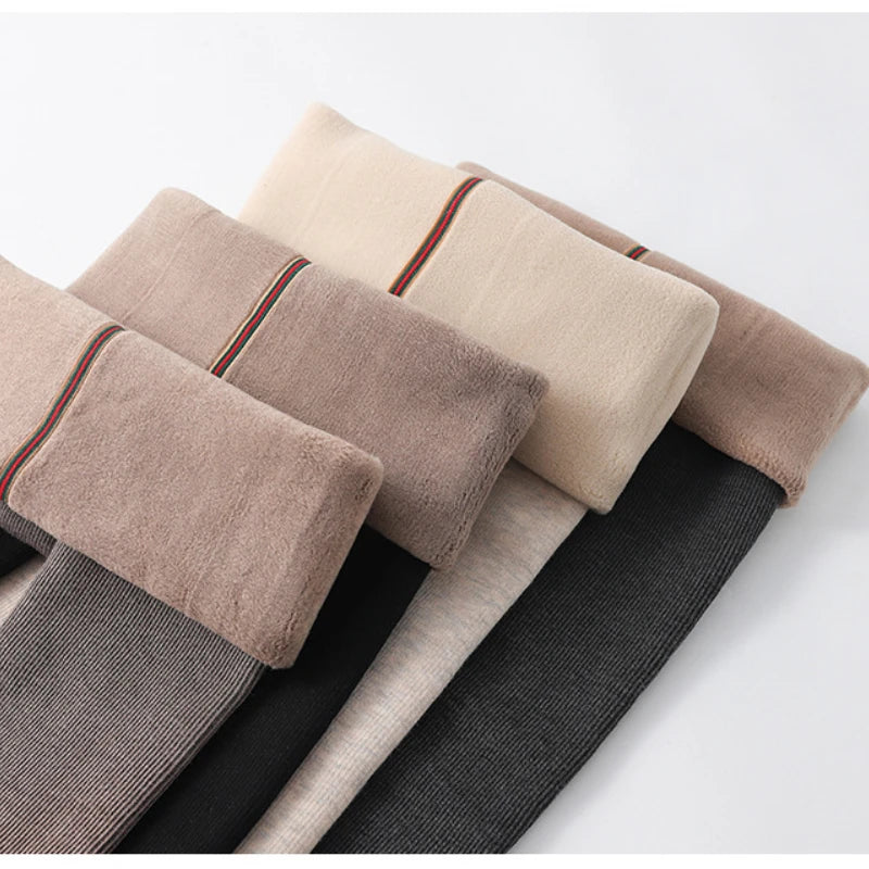 Winter Infant Girls Plus Velvet Pantyhose Children's Leggings Thickening Kids Babys Skinny Pants Snow Keep Warm