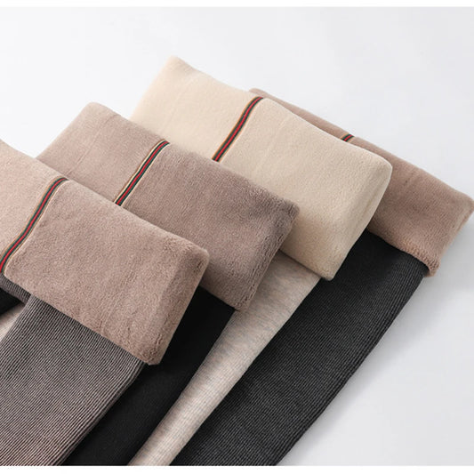 Winter Infant Girls Plus Velvet Pantyhose Children's Leggings Thickening Kids Babys Skinny Pants Snow Keep Warm