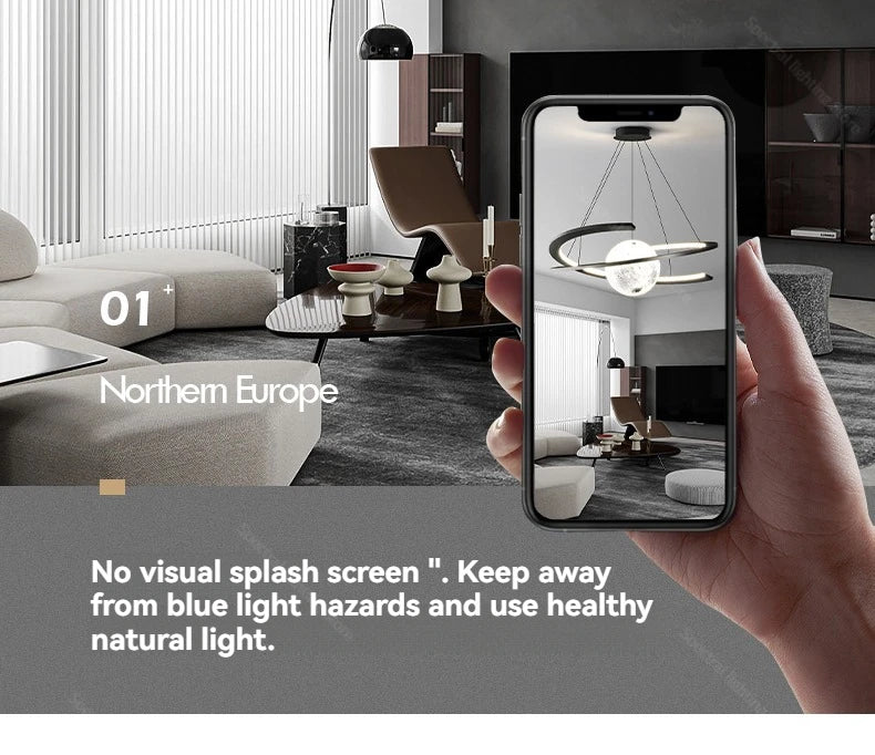 Modern Home Decor Dining Room Pendant Lamp Lights Indoor Lighting Ceiling Lamp Hanging Light Chandelier Lamps For Living Room