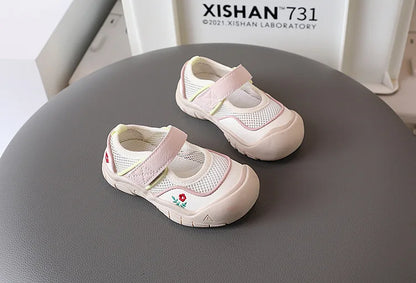 Kids mesh sneaker Anti-slip Sandal Toddler Boy Sports Shoe Girl Children Breathable Beach Sandal Soft Bottom sports casual Shoes