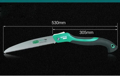 LAOA Quick folding saw, adjustable angle, waist hanging hand saw, woodworking saw, camping saw, hand board garden saw