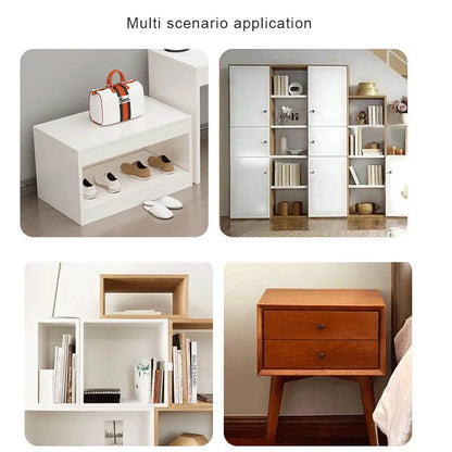 Furniture Anchors Strong Self-adhesive Fixed Prevent Dumping Device No punching Safety Anti Overturning Cabinet Buckle Anchors
