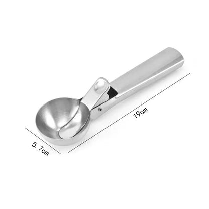Stainless Steel Ice Cream Spoon Multifunctional Cream Spoon Fruit Spoon Round Ball Spoon Ball Digger