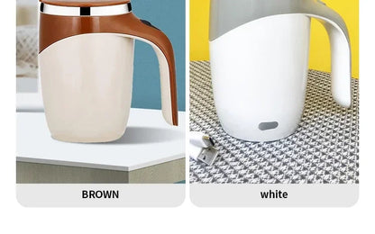 2025 Automatic Stirring CupMug Rechargeable Portable CoffeeElectric Stirring StainlessSteel Rotating Magnetic Home DrinkingTools