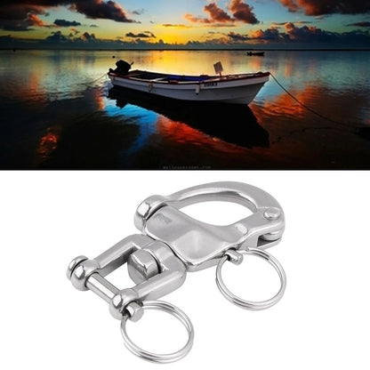 Boat Parts Swivel Shackle Sailboat Sailing Silver Spare Parts Spring Hand Drawn 316 Stainless Steel Accessories