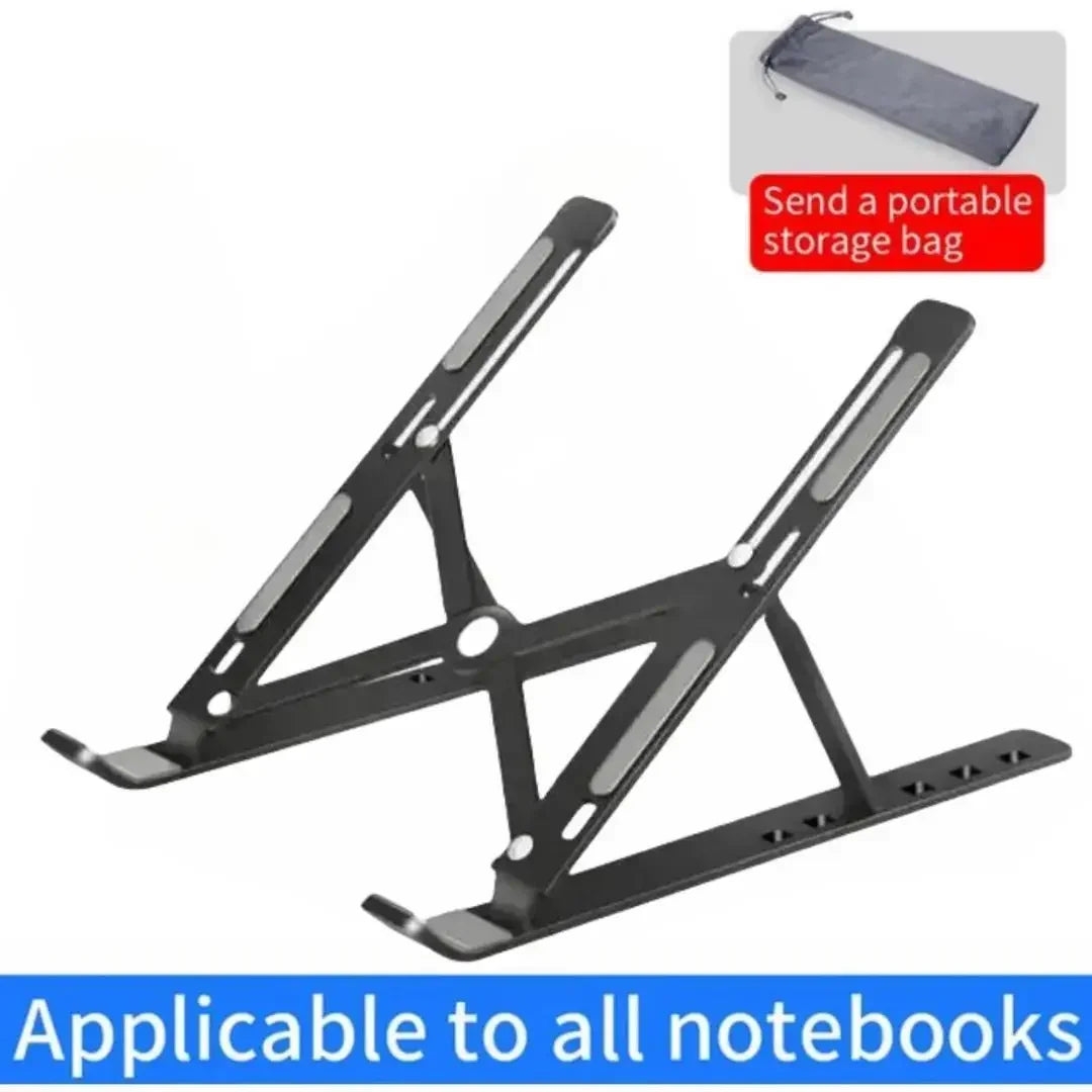 Foldable Laptop Base: Convenient and Adjustable for Any Workspace