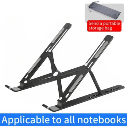 Foldable Laptop Base: Convenient and Adjustable for Any Workspace