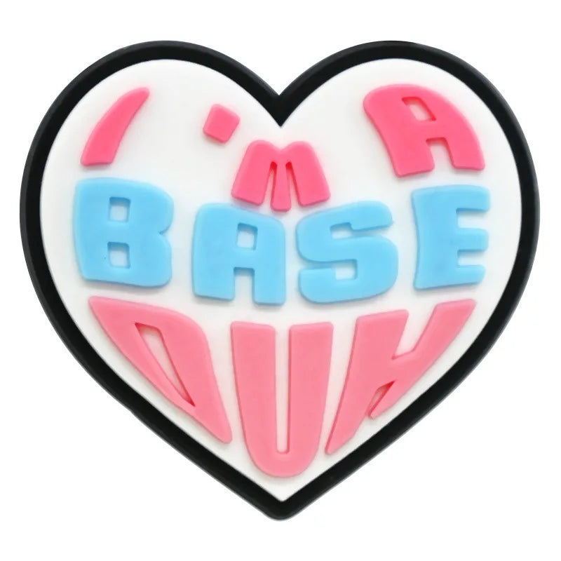 Cute Cheerleading Shoe Charms Decoration for Crocs Pin Accessories Charms Bracelet Wristband DIY Shoe Party Gifts