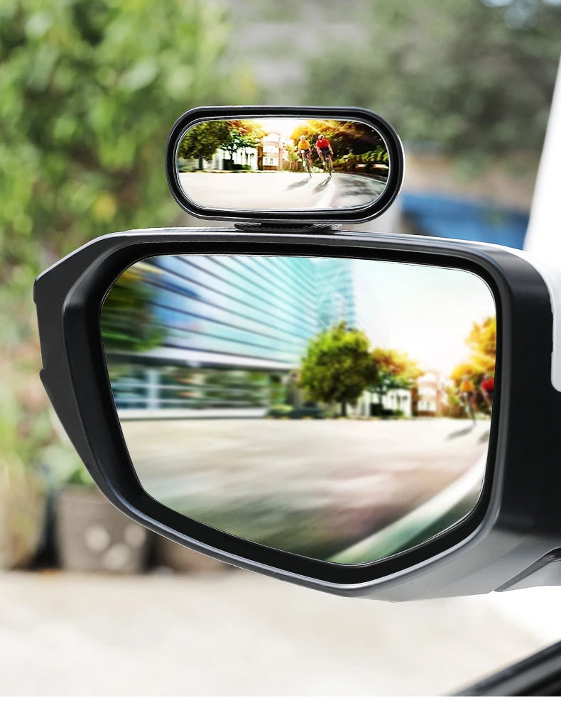 Universal Car Mirror 360° Adjustable Wide Angle Side Rear Mirrors blind spot Snap way for Parking Auxiliary Rear View Mirror