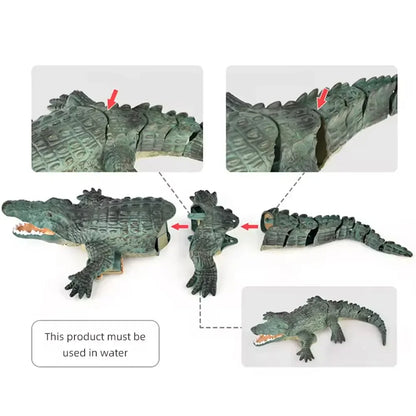 Rc Animals Crocodile Model Simulation Waterproof for Outdoor Lake Electric Remote Control Alligator Shark Children's Water Toys