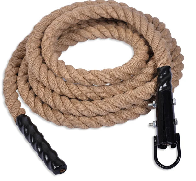 38 MM*4/6/9 M Professional Climbing Rope Strong Jute Rope Mountain Climbing Training Cord Outdoor Sports Accessories
