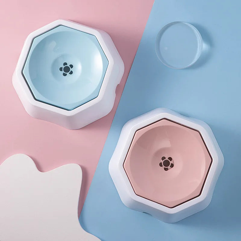 Anti-splash Water Bowl Dogs Drinker Slow Drinking Bowl Non-Wetting Mouth Anti-Overflow Water Feeding Dog Waterer Pet Accessories