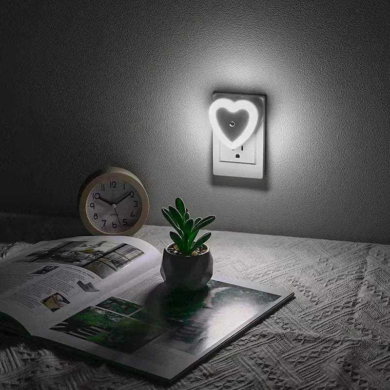 1pc LED Smart Night Light - Energy Efficient, Plug-in Indoor Lighting for Hallway, Bedroom, Kitchen, Stairway Perfect Gift