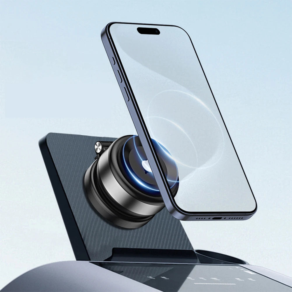 Magnetic Suction Cup Phone Mount Universal Car Phone Holder 360° Adjustable Lazy Phone Bracket For Navigation Live Stream
