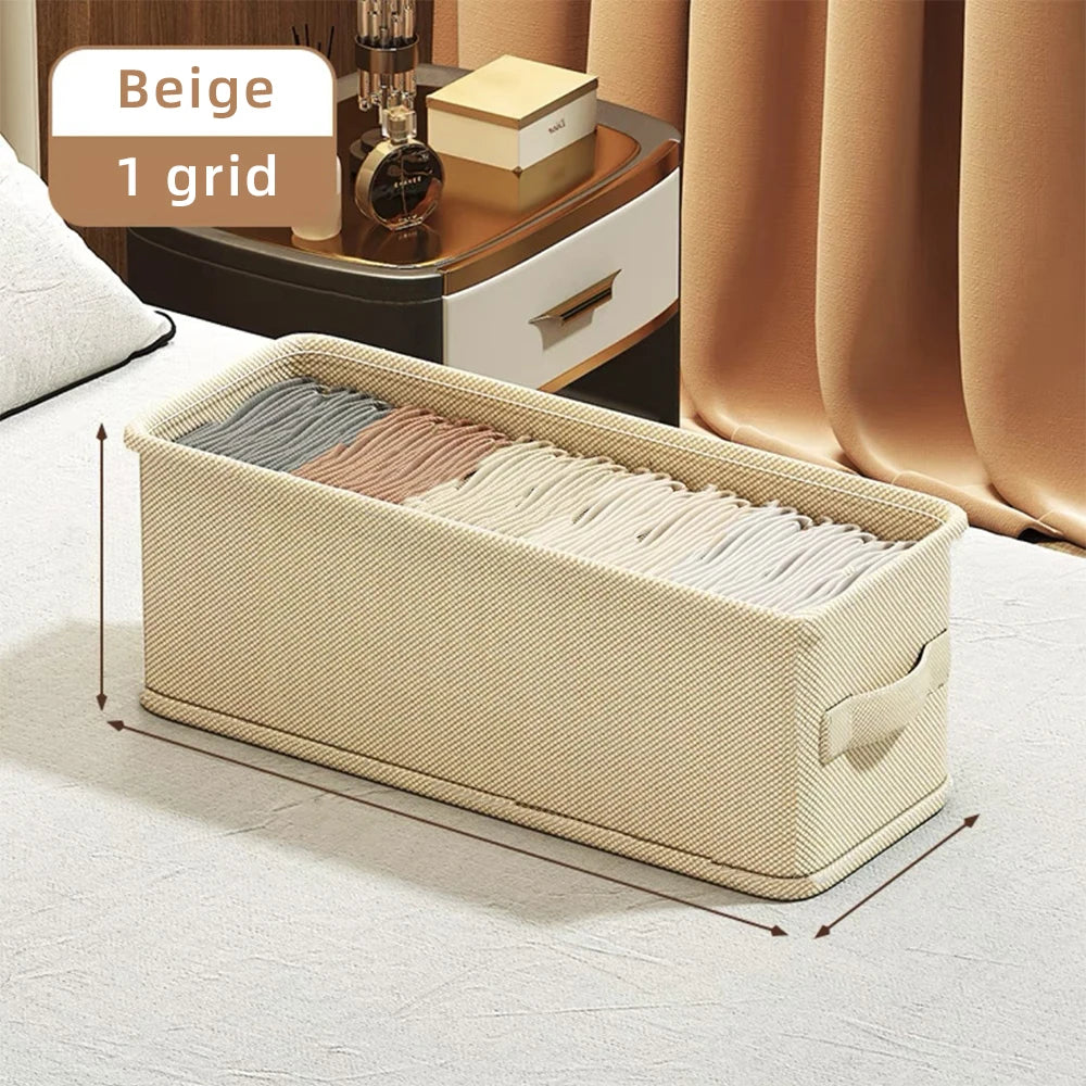 Sports Bra Underwear Organizer Storage Box Panties Socks Storage Boxes Wardrobe Clothes Organizer Cabinet Drawers Separator Box