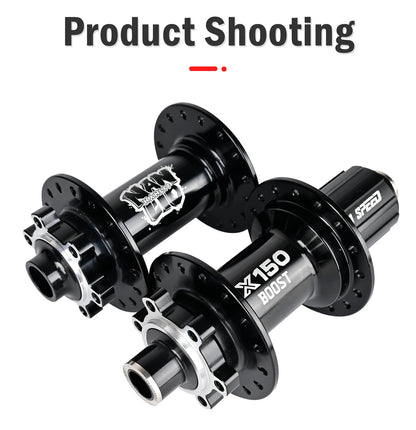 Nanlio Bicycle hubs X150 BOOST 6 Pawls 150T Noise 4 Bearing Hubs 110x15 148x12MM 8 9 10 11 12 Speed MTB Bike Hubs 28/32 Holes