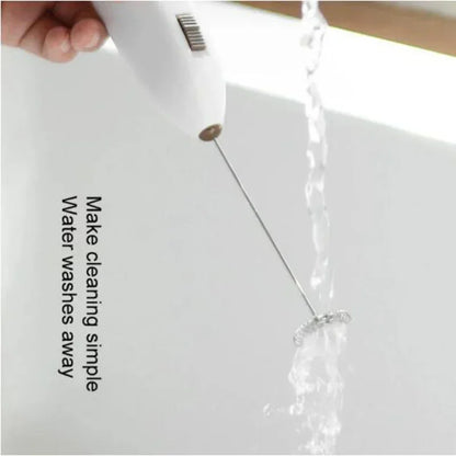 Electric Whisk Mixer Household Handheld Mini Egg Beater Kitchen Blender Coffee Milk Tea Beat Up Cream Stirring