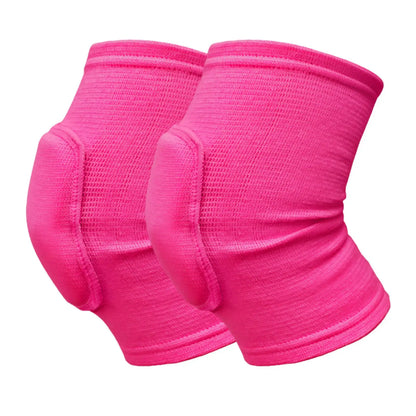 1 Pair Sports Compression Knee Pads Elastic Knee Protector Thickened Sponge Knees Brace Support For Dancing Workout Training