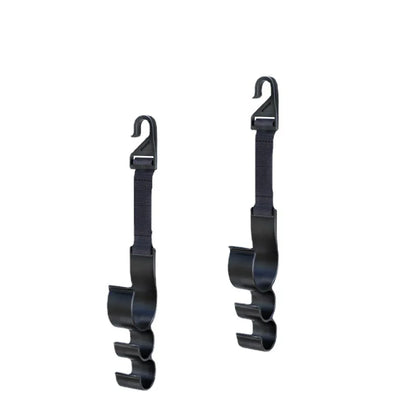 2pcs Car Back Seat Hook Multi-function Rear Seat Headrest Hanging Hook Umbrella Holder Seat Back Storage Interior Organizer