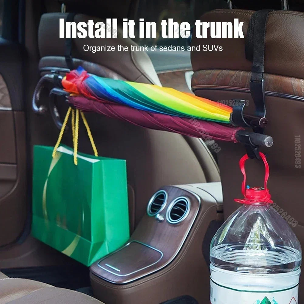 Electric Vehicle Hook Universal Bicycle Motorcycle Front Helmet Hook Car Seat Headrest Hanging Hooks Umbrella Holder