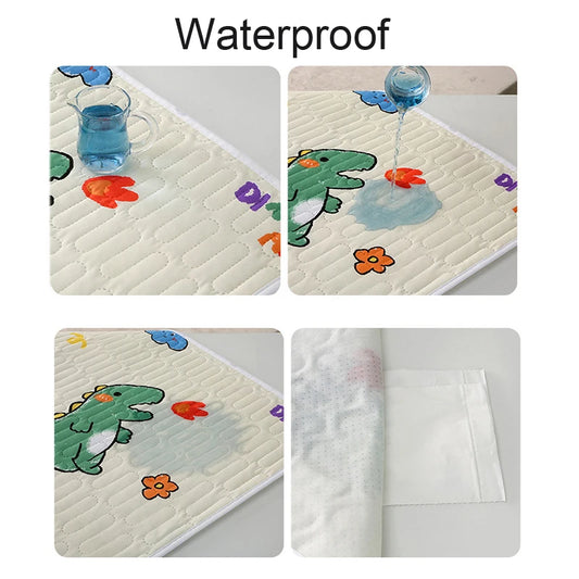 Waterproof Newborn Changing Mat Bear Baby Changing Pad for Crib Stroller Portable Infant Toddler Baby Diaper Changer 50*70cm