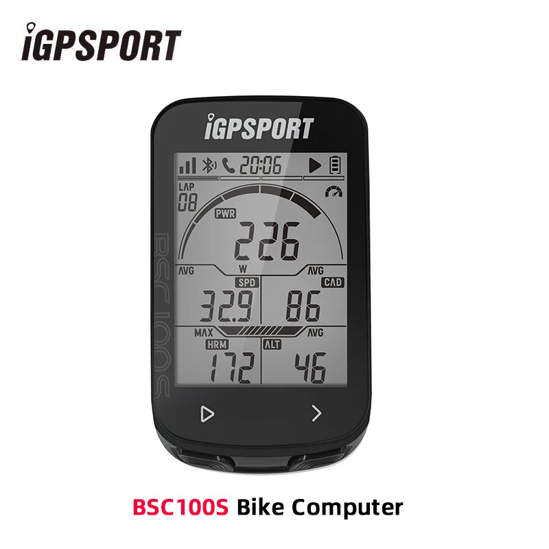 IGPSPORT Bicycle Computer BSC100S Computer BLE Bluetooth ANT Waterproof Wireless Bike Stopwatch MTB Road Cycling Bike Computer