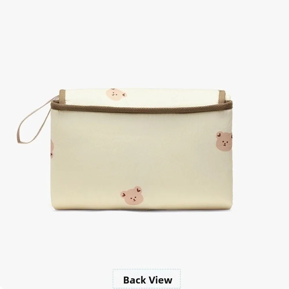 Foldable Diaper Changing Pad Bear Waterproof Baby Infant Diaper Urine Mat Detachable Easy To Clean Bedding Changing Cover Pad