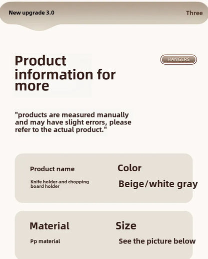 Kitchen shelf, household vegetable board storage rack, countertop drain, chopstick holder, cutting board, integrated knife holde