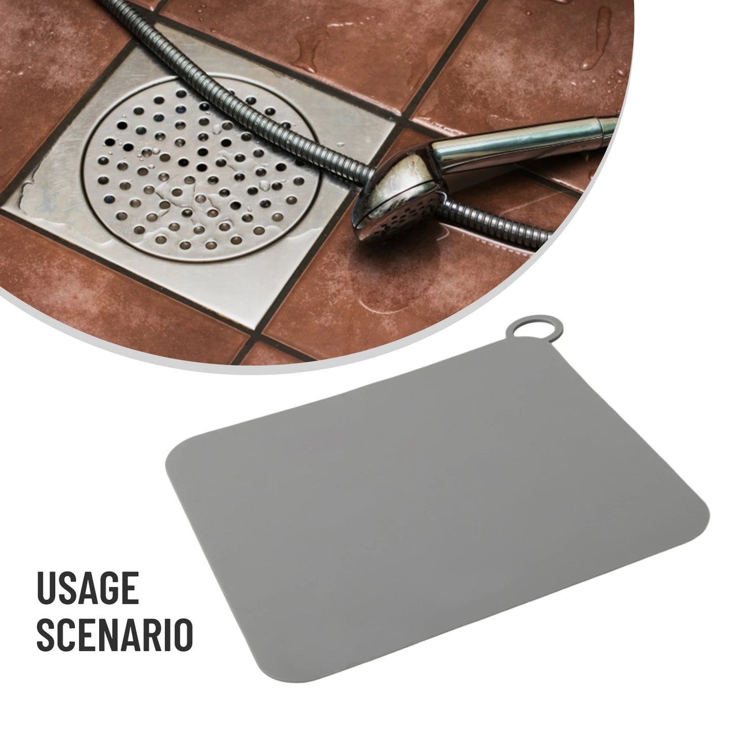 1pc Floor Drain Cover Bathroom Silicone Floor Drain Deant Cover Sink Deant Floor Drain Cover Silicone Floor Drain Proof Cover