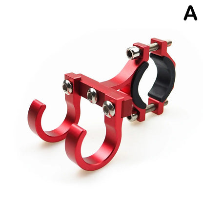 Electric Scooter Hooks Simple Bike Shelf Tube Storage Hanger Buckle Hooks Hooks Ebikes Portable Double Metal Helmet Rack