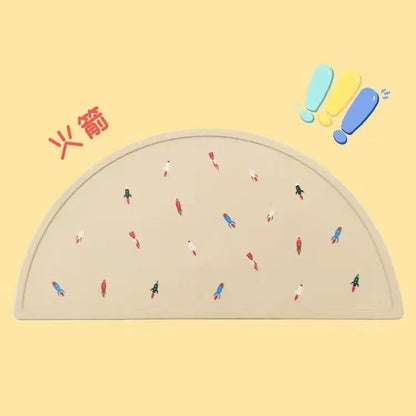 Baby silicone bib, bear bib, baby eating, children's complementary food, saliva bib, waterproof saliva towel