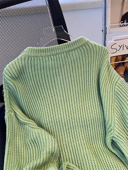 Syiwidii Oversized Sweaters for Women Knit Pullover Spring Autumn Winter Long Sleeve Causal Fashion Elegant Ladies Loose Jumpers