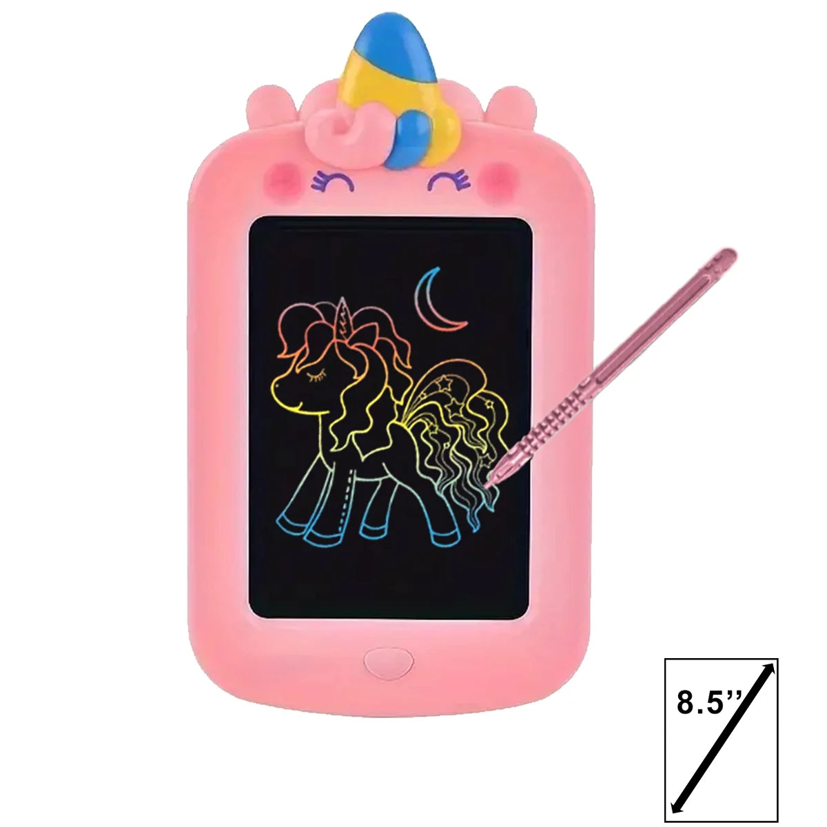 LCD Writing Tablet for Kids , Colorful Doodle Board Drawing Tablet with Lock Function, Erasable Reusable Writing Pad 8.5 Inch