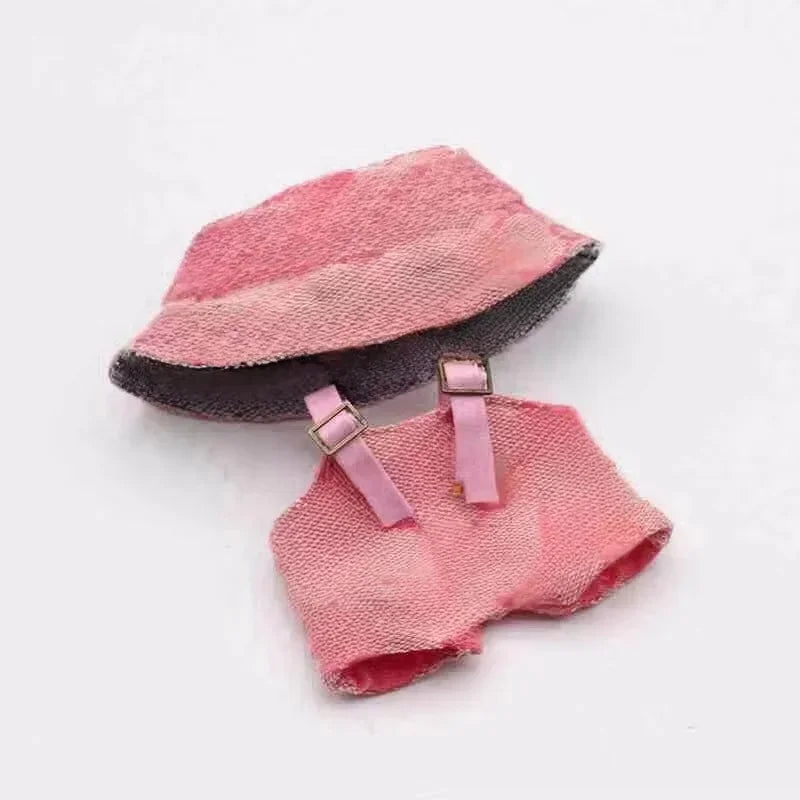 Labubu V1 V2 Generation Labubu Baby Clothes Printed Casual Hoodies Trendy Brand Cardigans, Fisherman Hats, Overalls Ornament ﻿