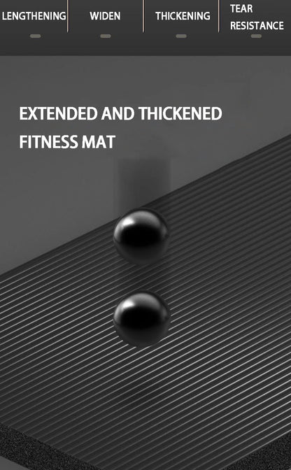 Yoga Mat Anti-skid Sports Fitness Mat Thick NBR Comfort Foam Yoga Matt For Exercise Yoga And Pilates Gymnastics Mat