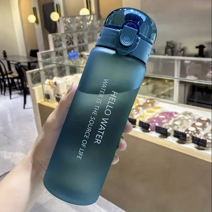 780ml/26.37oz Stay Hydrated and Healthy with Our Frosted Transparent Water Bottle for School, Outdoor, and Fitness Activities