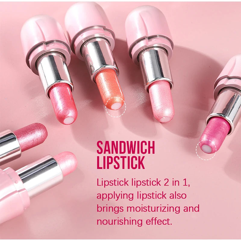 Korean Makeup Low Price Lipstick Lip Stain Jelly Gloss Cheap Long Lasting Waterproof 24h Lips Beauty